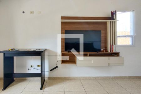 Sala de casa de condomínio para alugar com 2 quartos, 78m² em Canto do Forte, Praia Grande