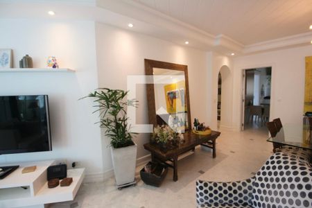 Sala de apartamento para alugar com 4 quartos, 180m² em Enseada, Guarujá