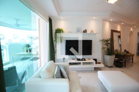 Sala de apartamento para alugar com 4 quartos, 180m² em Enseada, Guarujá