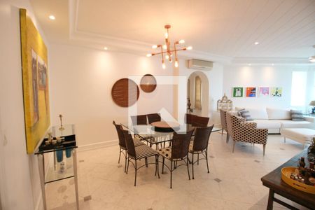 Sala de apartamento para alugar com 4 quartos, 180m² em Enseada, Guarujá