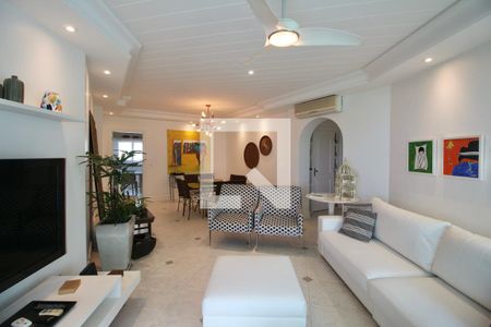 Sala de apartamento para alugar com 4 quartos, 180m² em Enseada, Guarujá