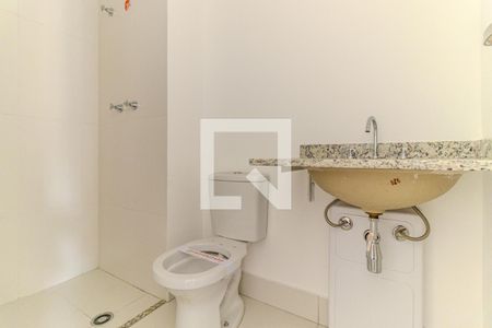 Banheiro de kitnet/studio à venda com 1 quarto, 23m² em República, São Paulo