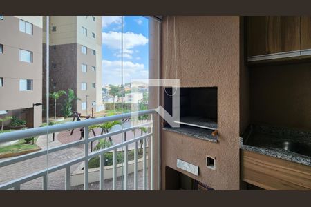 Varanda da Sala de apartamento à venda com 2 quartos, 74m² em Jardim Tupanci, Barueri