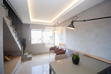 Sala 1 de apartamento à venda com 3 quartos, 206m² em Sagrada Família, Belo Horizonte