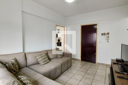 Sala de apartamento para alugar com 2 quartos, 80m² em Guilhermina, Praia Grande