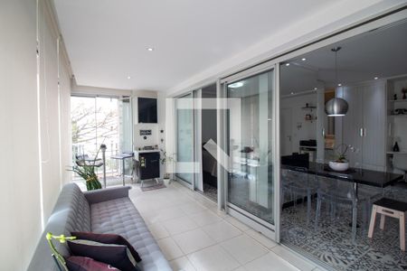 Sala de apartamento à venda com 1 quarto, 52m² em Brooklin Paulista, São Paulo