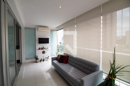 Sala de apartamento para alugar com 1 quarto, 52m² em Brooklin Paulista, São Paulo