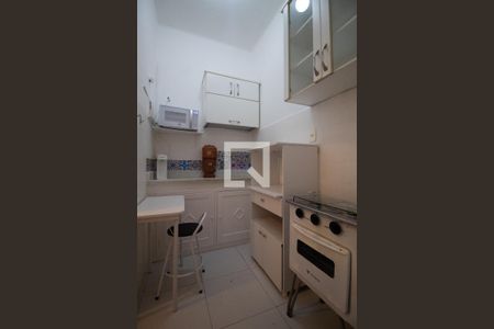 Cozinha de apartamento para alugar com 1 quarto, 26m² em Ipanema, Rio de Janeiro
