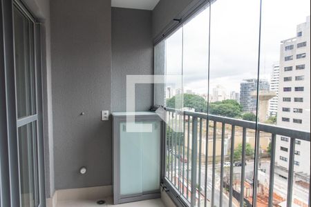 Varanda de kitnet/studio para alugar com 1 quarto, 29m² em Vila Mariana, São Paulo