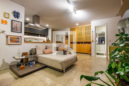 Sala/Cozinha de apartamento para alugar com 1 quarto, 70m² em Jardim Vera Cruz, São Paulo