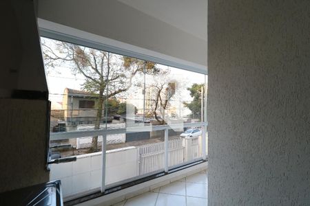 Varanda da Sala de apartamento para alugar com 3 quartos, 74m² em Vila Valparaíso, Santo André