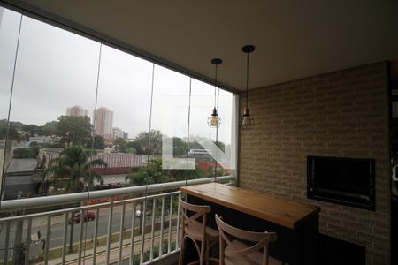 Varanda gourmet de apartamento à venda com 2 quartos, 98m² em Jardim Taquaral, São Paulo