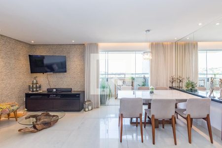 Sala de apartamento à venda com 3 quartos, 117m² em Buritis, Belo Horizonte
