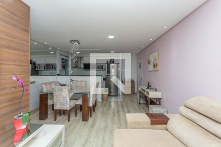 Sala  de apartamento à venda com 3 quartos, 81m² em Centro, Diadema