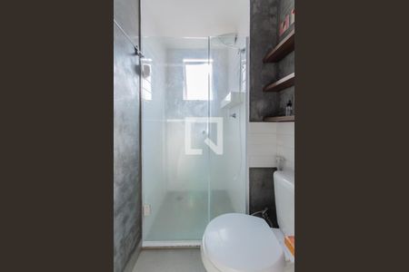 Banheiro da Suíte de apartamento à venda com 1 quarto, 29m² em Jardim da Glória, São Paulo