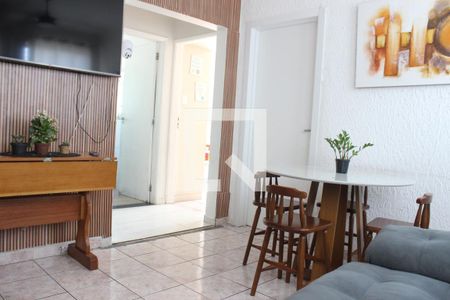 Sala de apartamento para alugar com 2 quartos, 63m² em Centro, São Vicente