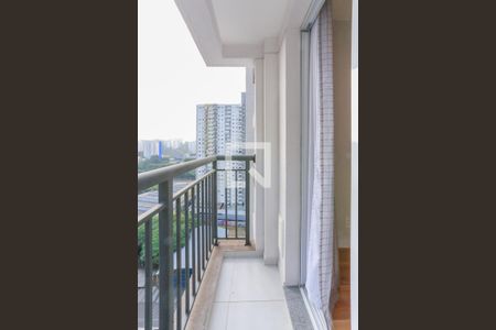 Varanda da sala  de apartamento para alugar com 1 quarto, 31m² em Vila Sônia, São Paulo