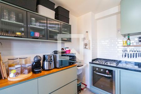 Sala e cozinha de apartamento para alugar com 1 quarto, 35m² em Presidente Altino, Osasco