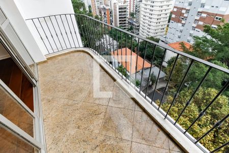 Varanda da Sala de apartamento para alugar com 3 quartos, 132m² em Real Parque, São Paulo