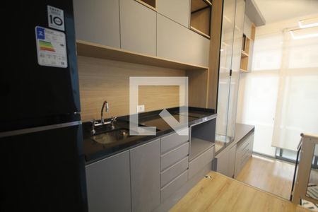 Cozinha de kitnet/studio para alugar com 1 quarto, 27m² em Vila Mariana, São Paulo