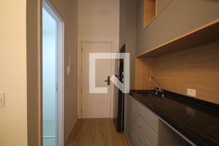 Cozinha de kitnet/studio para alugar com 1 quarto, 27m² em Vila Mariana, São Paulo