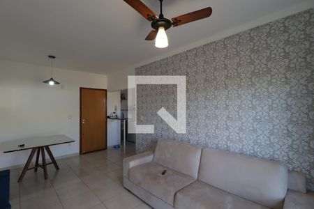 Sala de apartamento para alugar com 2 quartos, 56m² em Residencial Greenville, Ribeirão Preto