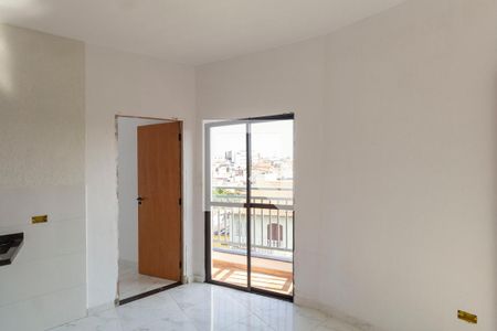 Sala e Cozinha Integrada  de apartamento para alugar com 1 quarto, 30m² em Vila Talarico, São Paulo