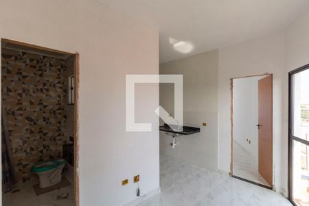 Sala e Cozinha Integrada  de apartamento para alugar com 1 quarto, 30m² em Vila Talarico, São Paulo