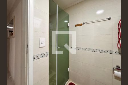 Banheiro de apartamento à venda com 2 quartos, 50m² em Parque Erasmo Assunção, Santo André