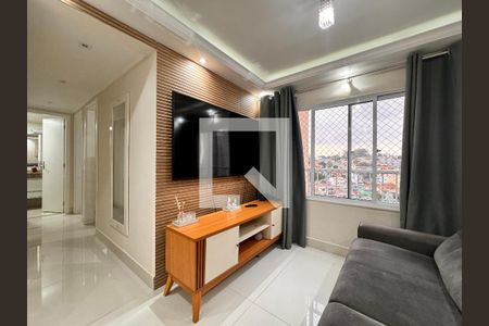 Sala de apartamento à venda com 2 quartos, 50m² em Parque Erasmo Assunção, Santo André