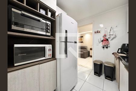 Cozinha de apartamento à venda com 2 quartos, 50m² em Parque Erasmo Assunção, Santo André