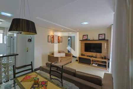 Sala de apartamento à venda com 3 quartos, 100m² em Fernão Dias, Belo Horizonte