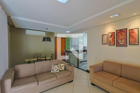 Sala de apartamento à venda com 3 quartos, 100m² em Fernão Dias, Belo Horizonte