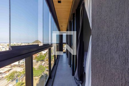 Varanda Sala de apartamento à venda com 2 quartos, 77m² em Recreio dos Bandeirantes, Rio de Janeiro