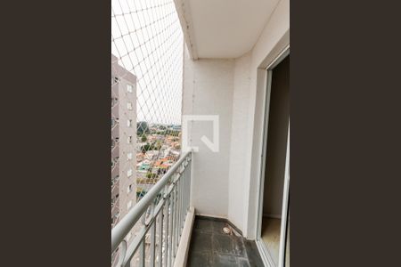 Varanda da Sala de apartamento à venda com 2 quartos, 49m² em Parque Erasmo Assunção, Santo André
