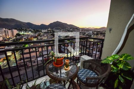 Varanda da Sala de apartamento para alugar com 3 quartos, 64m² em Piedade, Rio de Janeiro