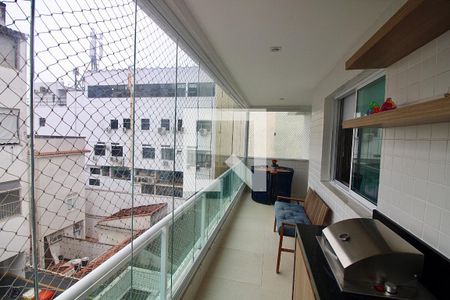 Varanda da Sala de apartamento à venda com 3 quartos, 99m² em Barra da Tijuca, Rio de Janeiro
