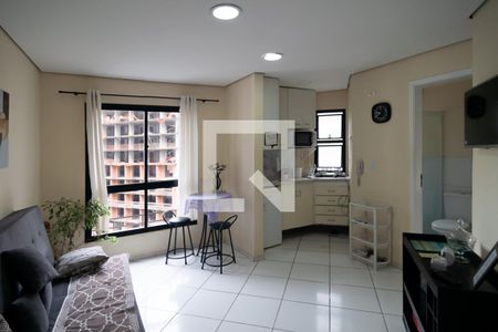 Sala  de apartamento para alugar com 1 quarto, 32m² em Centro, São Paulo