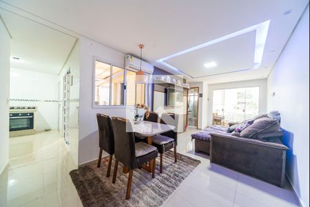 Sala de apartamento à venda com 2 quartos, 63m² em Vila Valparaiso, Santo André