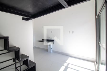 Sala - Studio de kitnet/studio para alugar com 1 quarto, 25m² em Jardim das Acacias, São Paulo