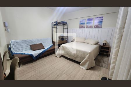 Sala de apartamento para alugar com 1 quarto, 28m² em José Menino, Santos