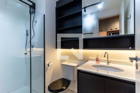 Studio para alugar com 24m², 1 quarto e sem vaga Studio para alugar com 24m², 1 quarto e sem vagaBanheiro