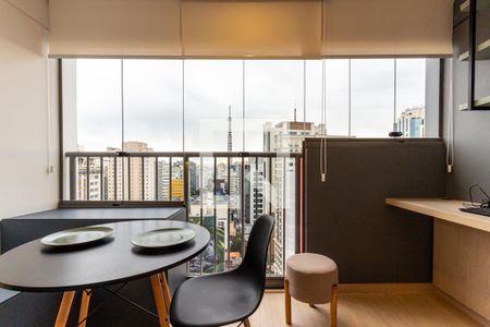 Varanda Anexa de kitnet/studio para alugar com 1 quarto, 24m² em Consolação, São Paulo