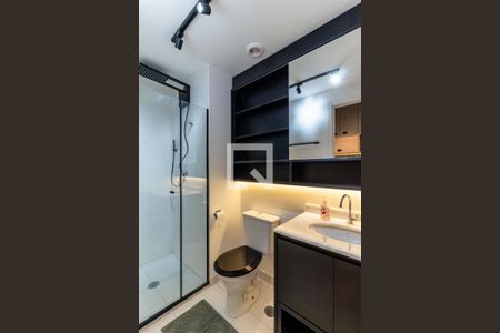 Studio para alugar com 24m², 1 quarto e sem vaga Studio para alugar com 24m², 1 quarto e sem vagaBanheiro