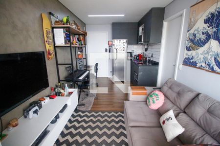 Sala/Cozinha de apartamento à venda com 1 quarto, 35m² em Real Parque, São Paulo