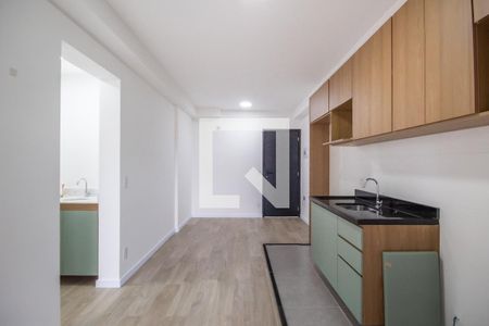 Sala e Cozinha de apartamento para alugar com 1 quarto, 34m² em Centro, Osasco