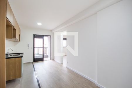 Sala e Cozinha de apartamento para alugar com 1 quarto, 34m² em Centro, Osasco