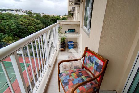 sala - varanda de apartamento à venda com 3 quartos, 90m² em Taquara, Rio de Janeiro