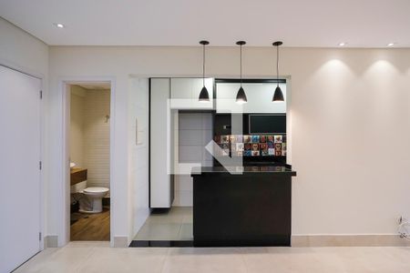 Sala de apartamento para alugar com 2 quartos, 80m² em Barcelona, São Caetano do Sul