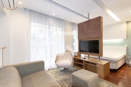Sala de apartamento para alugar com 1 quarto, 49m² em Vila Nova Conceição, São Paulo